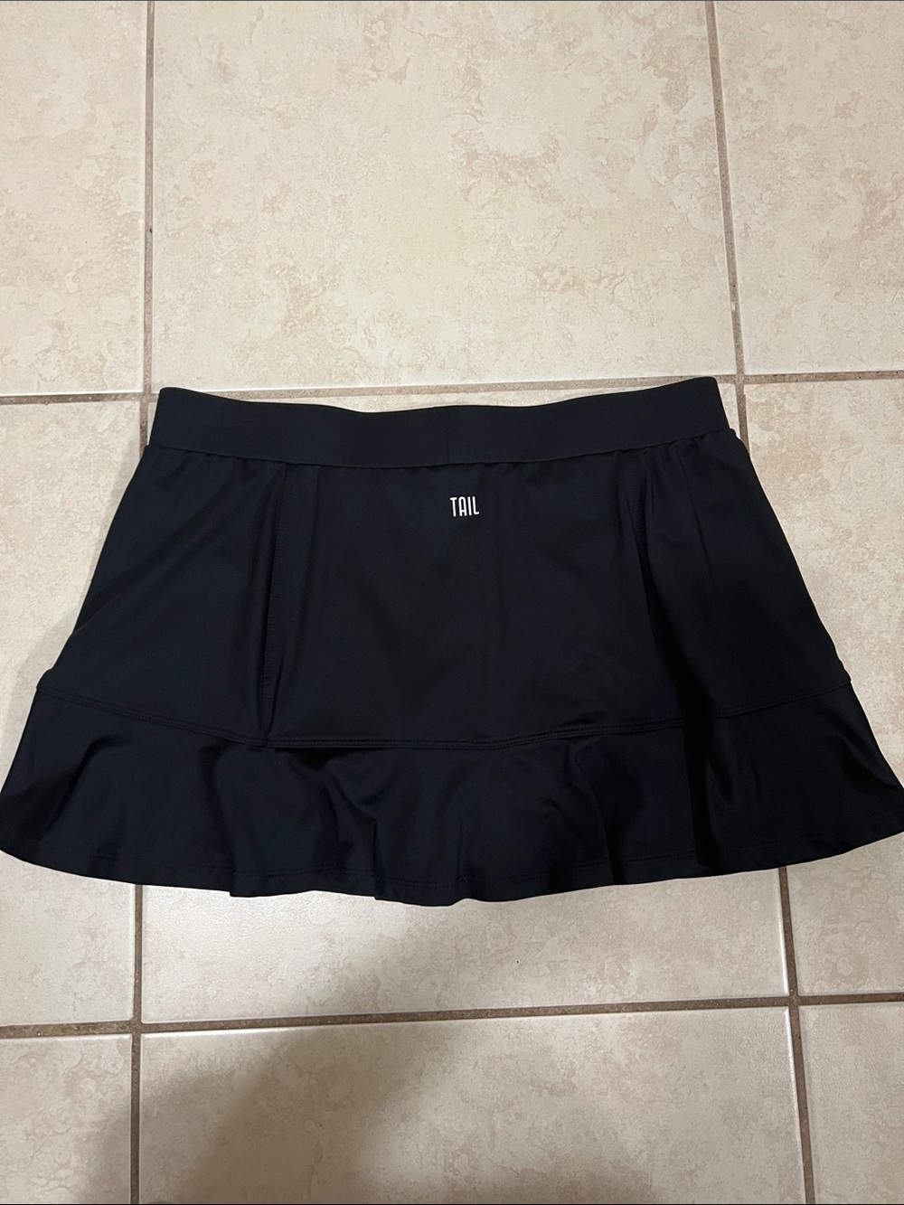 TAIL Black Flared Tennis Skirt